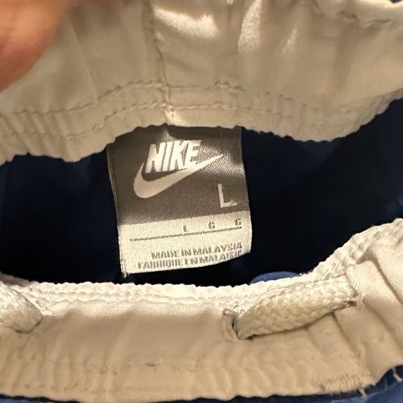 Nike Blue and White Cargo Swim Shorts - Picture 6 of 6